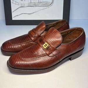 FootJoy  Lizard, skin, leather shoes.Llike New Men’s Size 7.5 D